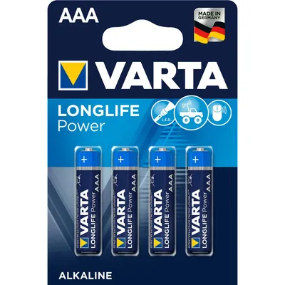 Immagine prodotto di Varta 4903 LR03 AAA Micro batteria ad alta energia confezione da 4 pezzi