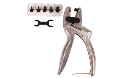 Produktbild von Profi-Lochzange 1-6 mm mit auswechselbaren Locheisen von WELDINGER