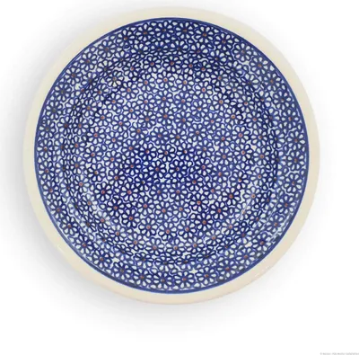 Produktbild von Original Bunzlauer Keramik Teller Suppenteller Essteller Speiseteller tief Ø 21,8 cm [Form 2] im Design 120