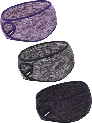 Produktbild von Blulu 3 Ohrwärmer Stirnband Damen Sport Winter zum Joggen Laufen Wandern