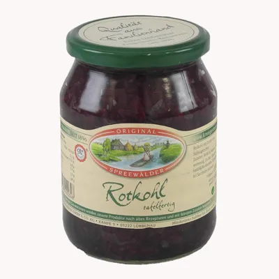 Produktbild von Krügermanns Original Spreewälder Rotkohl (720 ml Glas)