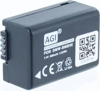 Produktbild von Akku für Panasonic DC-FZ82 Li-Ion 7,4 Volt 750 mAh schwarz.