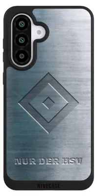 Produktbild von NIVOCASE Handyhülle für Samsung Galaxy A56 5G Hülle NIVOpure Case Schwarz HSV Hamburger SV Metallic Look