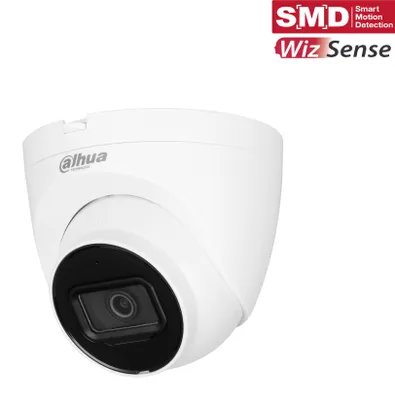 Produktbild von Dahua IPC-HDW2441TP-S-0280B IP Eyeball Überwachungskamera 4MP WizSense SMD Plus PoE 2,8 mm Fixobjektiv