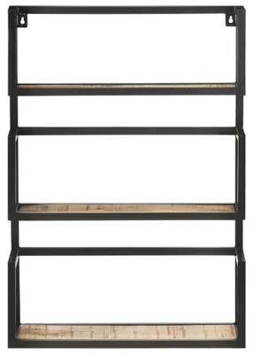 Produktbild von vidaXL Wandregal 60x20x85 cm Raues Mangoholz