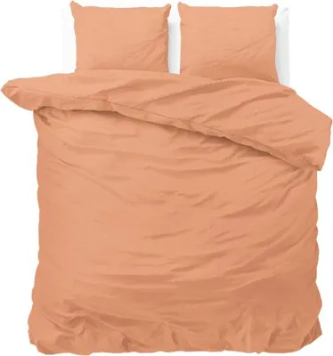 Produktbild von Sleeptime Satin Point Pastellorange 240 x 220 cm