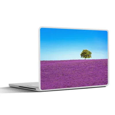 Produktbild von MuchoWow® Laptop Aufkleber Sticker Cover Baum - Lila - Himmel - Lavendel 31x22.5 cm - Laptop-Deko