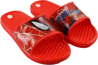 Produktbild von Marvel Spiderman Kinder Badelatschen Sandalen – Rot / 24/25