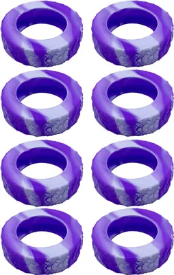 Produktbild von INF Rollen-Schuh-Gepäckrollen - (8er-Pack) Violett
