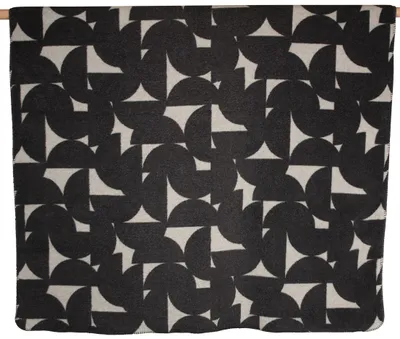 Produktbild von David Fussenegger Kurzflor- Wohndecke Savona 'Halbkreise' 150 x 200 cm Anthrazit