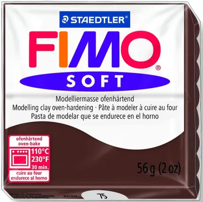 Produktbild von FIMO, Modelliermasse, Knete schoko soft normal
