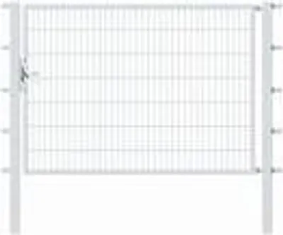 Produktbild von Alberts Einzeltor Flexo mit Zubehör, zum Einbetonieren, feuerverzinkt, Breite 200 cm, Höhe 140 cm