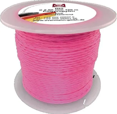 Zdjęcie produktu dla Sznurek brukarski L.100m D.2mm 60kg PP różowy
