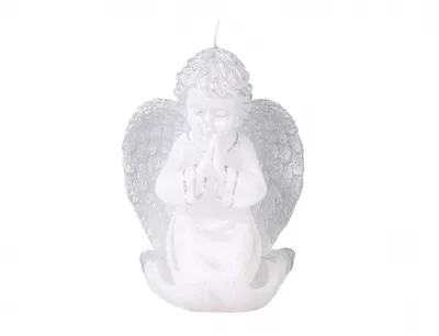 Image de Bougie de Noël Ange RAFAEL 14 cm