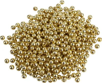 Produktbild von VBS XXL Wachsperlen, Ø 6 mm, 600 Stück Gold