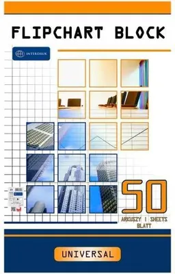 Obrázok produktu pre Blok flipchartu 50 listov čistého papiera