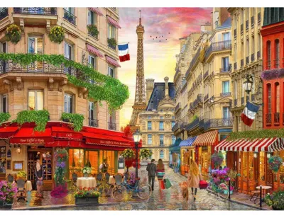 Produktbild von Bluebird Puzzle Paris Rendez-vous - 500 Teile Puzzle für Kinder