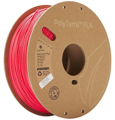 Zdjęcie produktu dla Polymaker PolyTerra PLA, kolor: Rose, rozmiar filamentu: 1,75 mm, waga: 1 kg