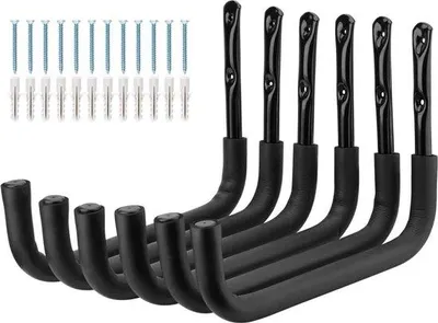 Produktbild von Schwimmgerät Halterung - robuste Kajak-Ladestation - 25 kg Tragfähigkeit - 38 cm Kajak-Halter für Aufhängen von Kajaks, Paddelbrettern und mehr