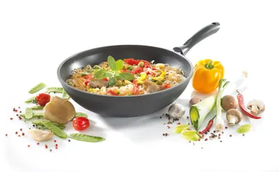 Produktbild von KARL KRÜGER Lipská pánev wok Ø30cm litý hliník