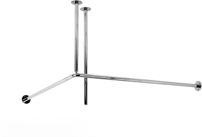 FRELU Deckenstütze für das Duschvorhangstangensystem - Kürzbar - Aus Edelstahl Frelu DVS-DS-300,DVS-DS-500,DVS-DS-700,DVS-DS-911