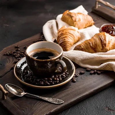 Produktbild von Glasbild GLASSPIK CROISSANT 30 x 30 cm – Küchen-Wandbild aus Glas