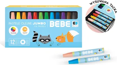 Produktbild von Interdruk ÖlPastellfarbene 12 Farben BeBe KinderPastellfarben