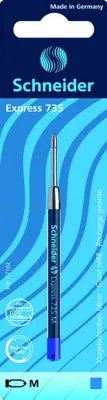 Produktbild von Schneider Schrijfgerei Kugelschreiber-Nachfüllpatronen Express 735 - Permanent - Blau - 1 Blisterpackung
