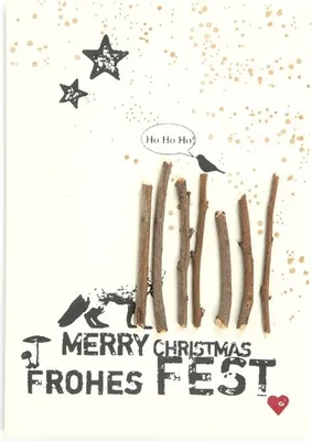 Produktbild von Good old friends - X-Mas Karte Äste