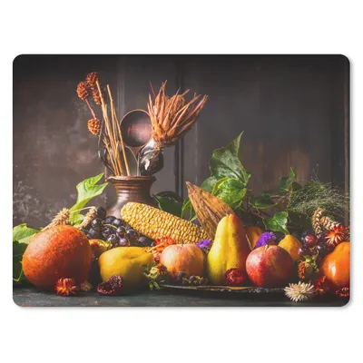 Produktbild von MuchoWow® Mauspad Mousepad Gemüse - Obst - Rustikal - Tisch 23x19 cm - Mousepads - Maus Mat - Pad - Mausunterlage - Schreibtischunterlage - Mauspad