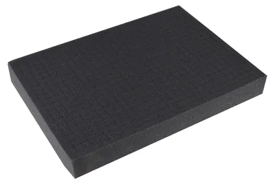 Rasterschaumstoff von HMF mit den Maßen 440 x 315 mm und 50 mm Höhe