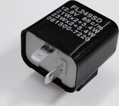 Produktbild von SHIN YO Blinkrelais 2Pol 12V 21W schwarz
