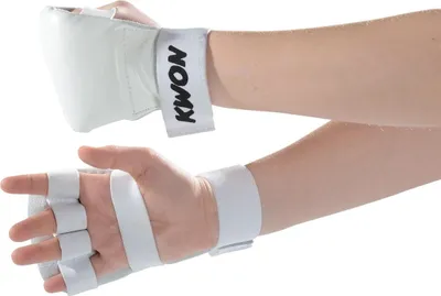 Produktbild von KWON Karatehandschutz, Größe:L, Farbe:weiß