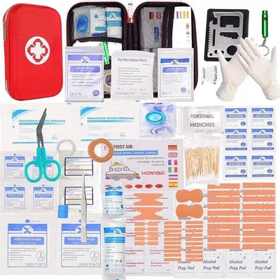 Immagine prodotto di Kit di pronto soccorso Famanu - Set completo per le emergenze - 200 pezzi