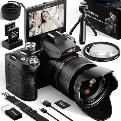 Produktbild von NBD 64 MP Kamera, 16 fach Zoom & 5K Video mit WiFi  App basierte Steuerung
