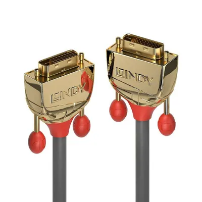Produktbild von LINDY DVI-D Dual Link Kabel Gold Line 2m