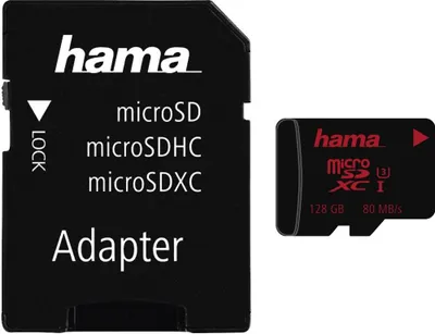 Produktbild von hama Speicherkarte Micro SecureDigital XC Klasse 3 128 GB