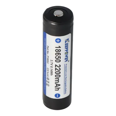 Obrázek produktu pro Keeppower 18650 - 2200mAh, 3,7V Li-Ion baterie chráněná 68,9x18,5mm