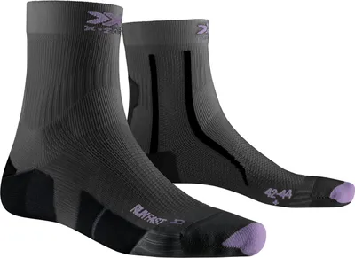 Produktbild von X-SOCKS Run Fast 4.0 Laufsocken Unisex B031 - charcoal/invent lavender 35-38