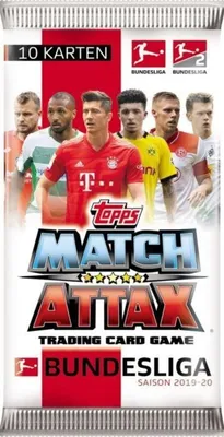 Produktbild von Topps Match Attax 2019/20 - 1 Booster - Deutsch