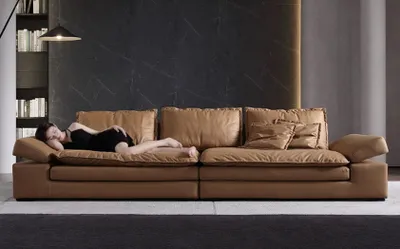 Produktbild von Sofas 4 Sitzer Textil Big Xxl Wohnzimmer Leder Neu Sofa Couch Polsterung Möbel