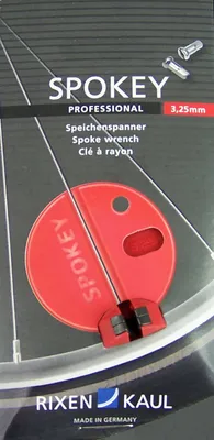 Produktbild von Spokey Professional Speichenschlüssel 3.25 Rot Nippelspanner Speichen bis 2mm