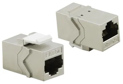 Produktbild von helos Keystone - Modul Cat 6A, Buchse ,Kupplung