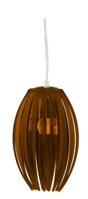 Obrázok produktu pre Závesné moderné osvetlenie ABUKO - 1xE27, 60W, hnedé