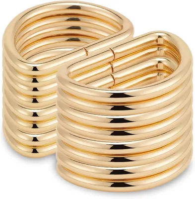 Produktbild von D-Ring Schnallen, Metall, 50 Stück, gelast, für handgemachte Taschen