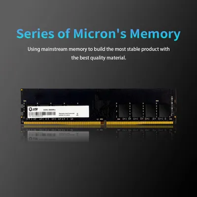 Produktbild von AGI RAM-Speicher 8 GB DDR4 2666 MHz Schwarz für Desktop-PCs – Format U-DIMM