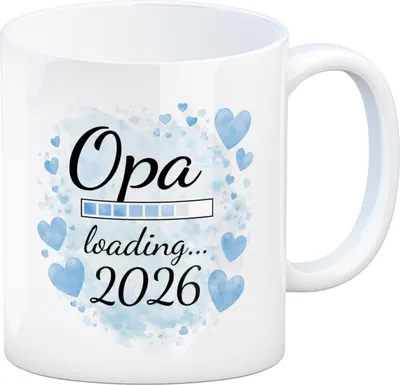 Produktbild von Opa loading 2026 Kaffeebecher für werdende Opas
