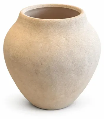 Produktbild von Bavary Nerina Dekovase 30 cm Creme handgefertigt Terrakotta