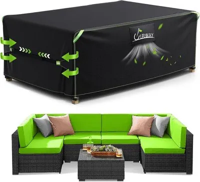 Obrázek produktu pro Nepromokavá plachta na zahradní nábytek, rozměry 250 x 210 x 90 cm, materiál Oxford