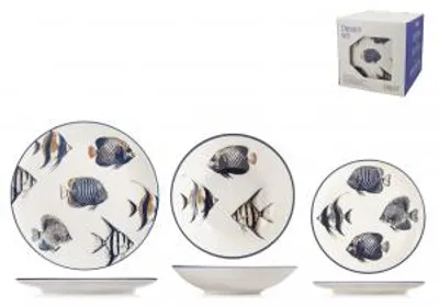 Immagine prodotto di H&H Servizio Tavola 18 Pezzi Harbor in stoneware